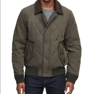 NWT✨Tommy Hilfiger Quilted Bomber Corduroy Collar